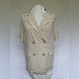 PROMESA OVERSIZED SHORT SLEEVE BLAZER